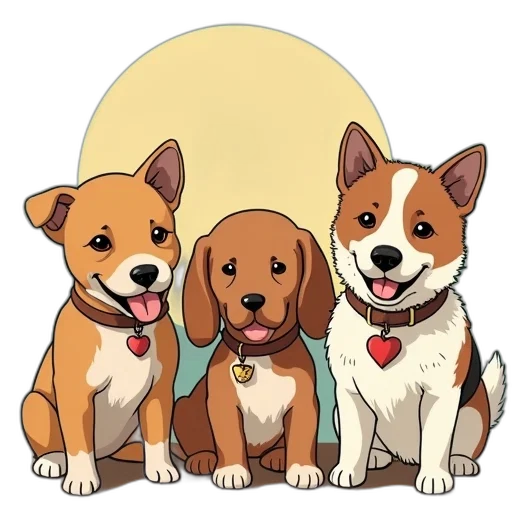 staff, animal, cartoon, anime transparent PNG cut-out