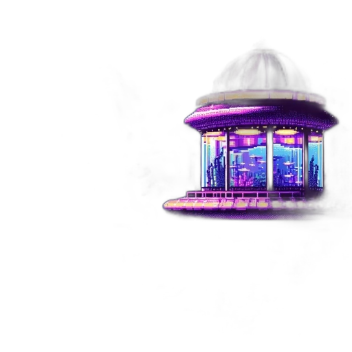 building, robot, umbrella, hat transparent PNG cut-out