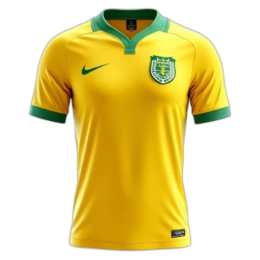 yellow, green, soccer, jersey transparent PNG cut-out