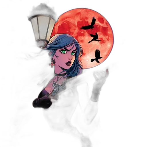 staff, comic book art, concept art, fantasy art transparent PNG cut-out