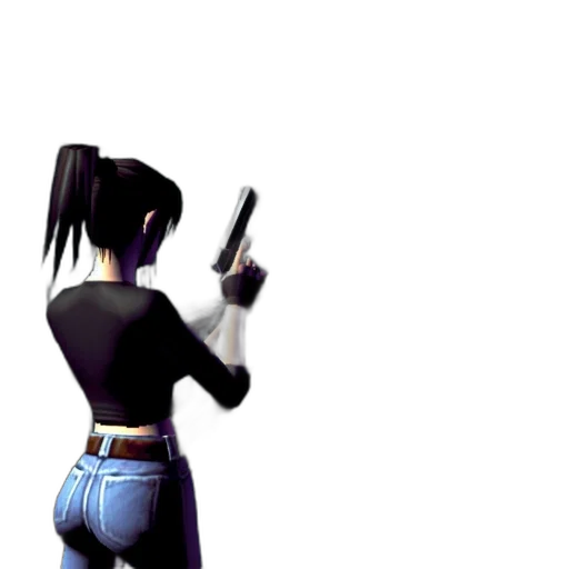 weapon, staff, jacket, robot transparent PNG cut-out
