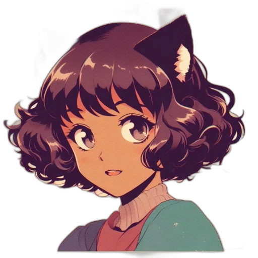 face, creature, staff, hair transparent PNG cut-out