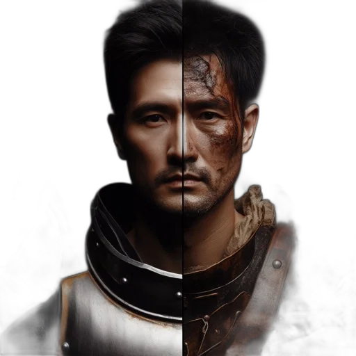 face, photorealistic, fantasy art, concept art transparent PNG cut-out