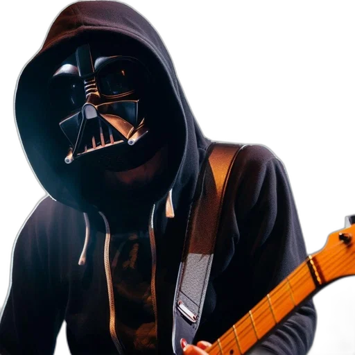 mask, jacket, photorealistic, individual transparent PNG cut-out