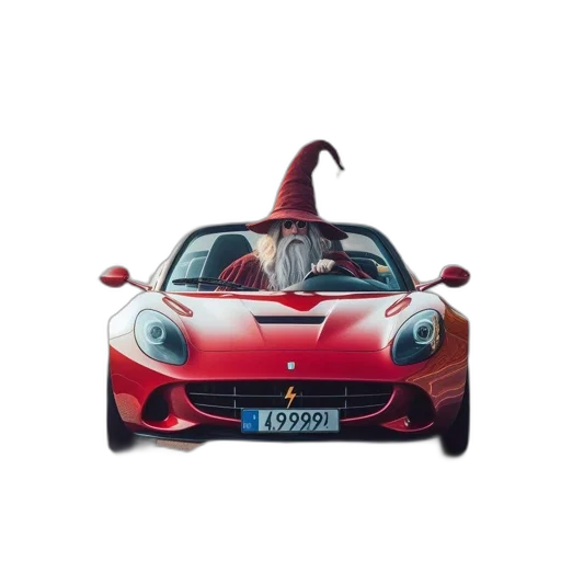 car, animal, dragon, hat transparent PNG cut-out