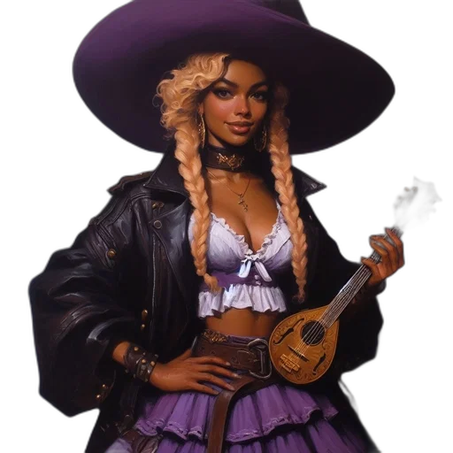 hat, staff, jacket, weapon transparent PNG cut-out