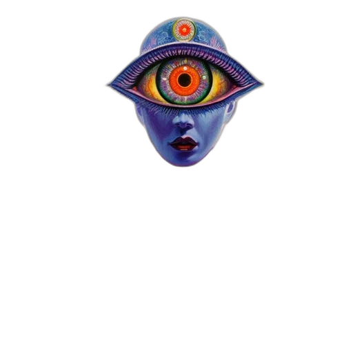 mask, face, creature, robot transparent PNG cut-out
