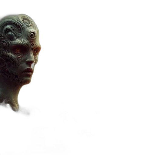 mask, face, creature, robot transparent PNG cut-out