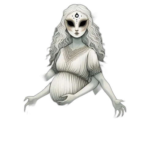creature, dress, mask, animal transparent PNG cut-out