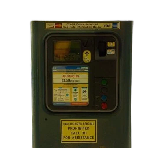 staff, parking, meter, accepts transparent PNG cut-out