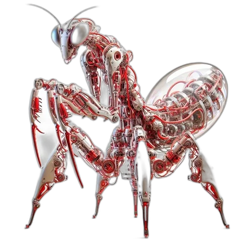 creature, animal, robot, dragon transparent PNG cut-out