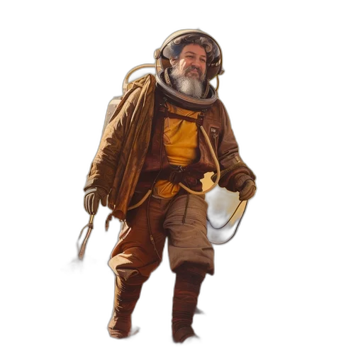 staff, hat, mask, jacket transparent PNG cut-out