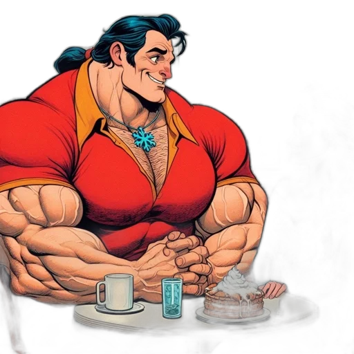 food, comic book art, concept art, cartoon transparent PNG cut-out