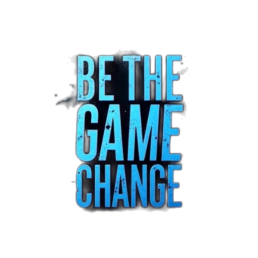 black, blue, motivation, phrase transparent PNG cut-out