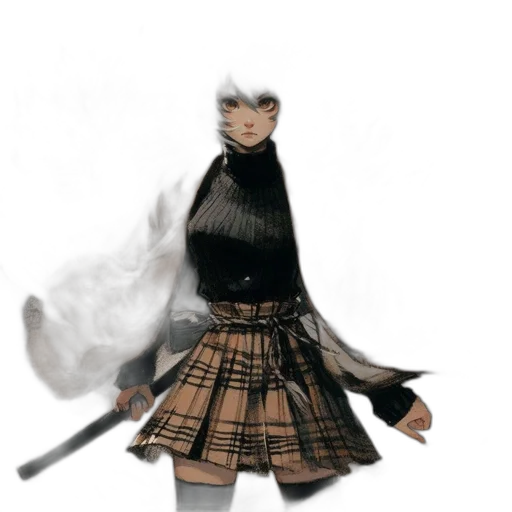 sword, dress, staff, weapon transparent PNG cut-out