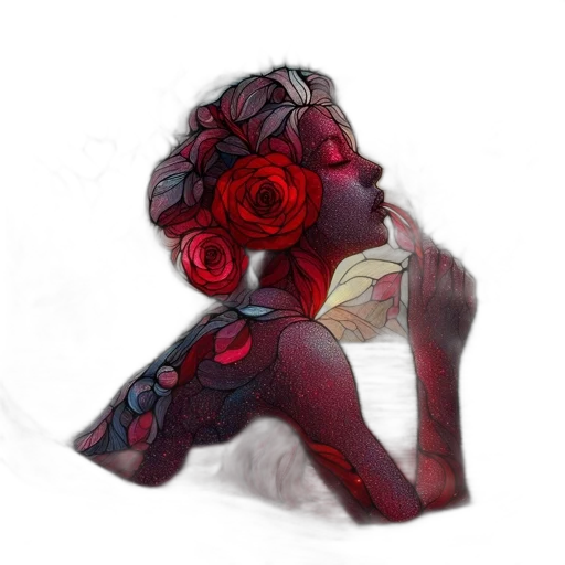 flower, mask, crown, jewelry transparent PNG cut-out