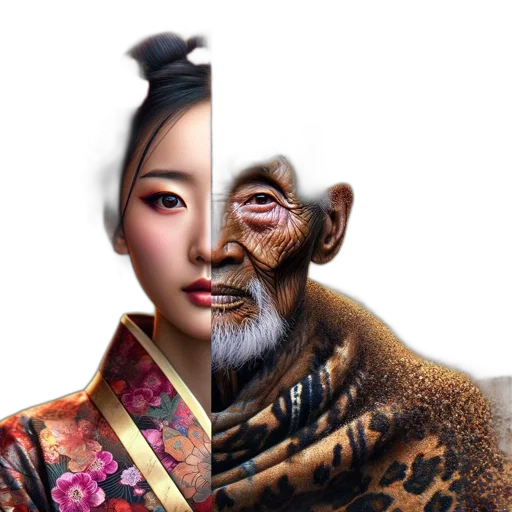 face, mask, animal, creature transparent PNG cut-out