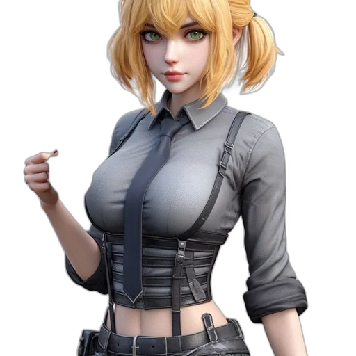 jacket, staff, dress, concept art transparent PNG cut-out