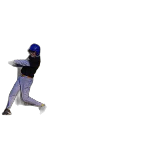 baseball, player, blue, helmet transparent PNG cut-out