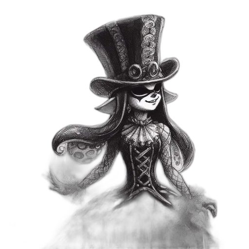 hat, mask, crown, fantasy art transparent PNG cut-out