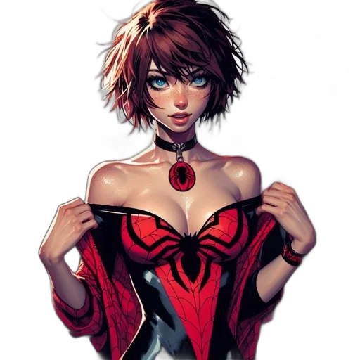 dress, jewelry, comic book art, concept art transparent PNG cut-out