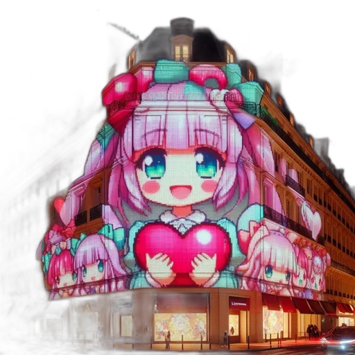 robot, building, dress, creature transparent PNG cut-out