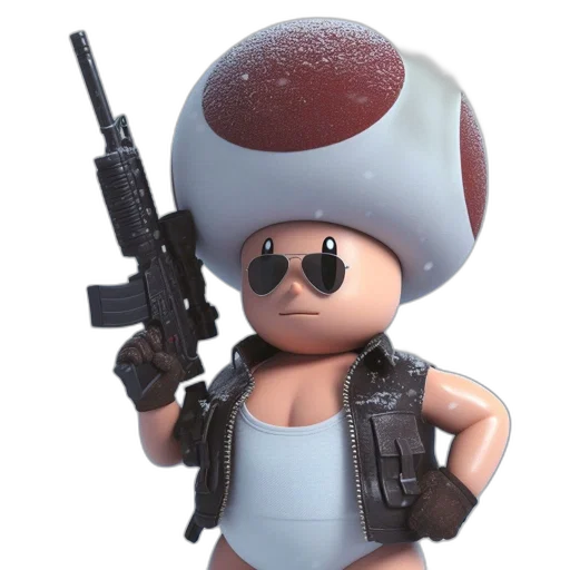 weapon, hat, robot, staff transparent PNG cut-out