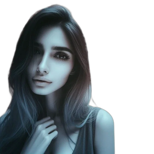 face, dress, mask, hair transparent PNG cut-out