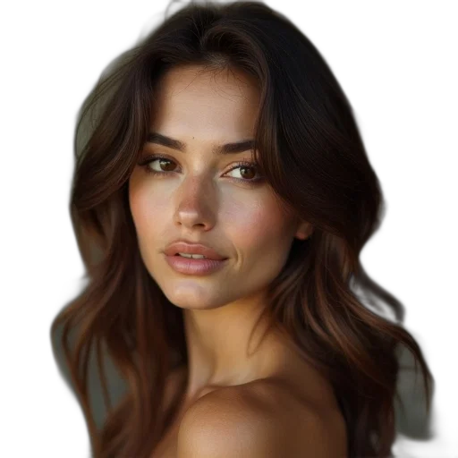 face, hair, jewelry, crown transparent PNG cut-out
