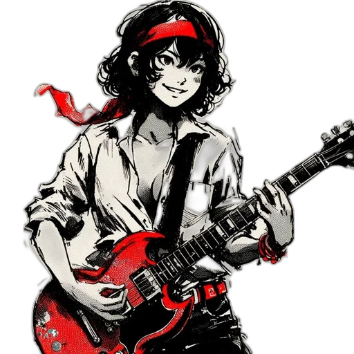 cartoon, comic book art, concept art, anime transparent PNG cut-out