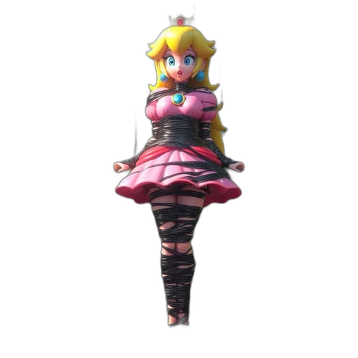 dress, weapon, staff, crown transparent PNG cut-out
