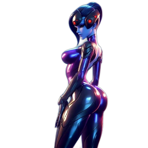 robot, dress, weapon, concept art transparent PNG cut-out