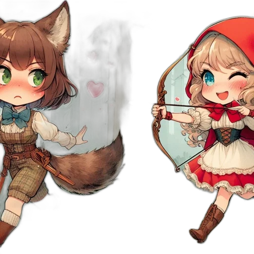 fantasy art, concept art, pixel art, watercolor transparent PNG cut-out