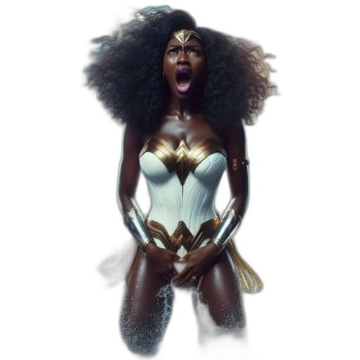 concept art, comic book art, fantasy art, 3d render transparent PNG cut-out