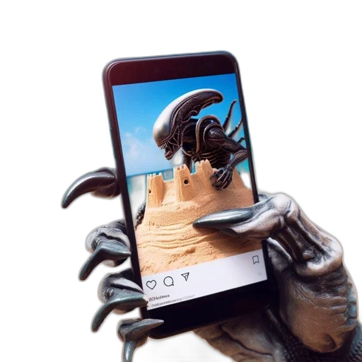 robot, creature, dragon, animal transparent PNG cut-out