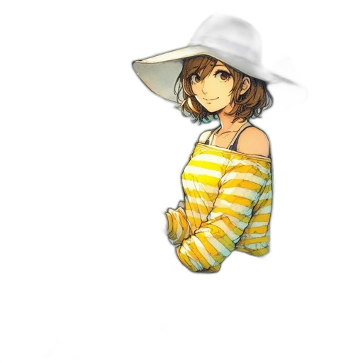 hat, dress, umbrella, jacket transparent PNG cut-out