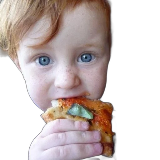 food, face, photorealistic, young transparent PNG cut-out