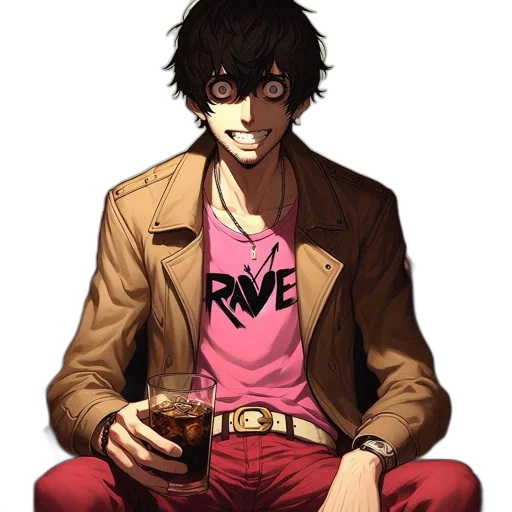 jacket, face, animal, weapon transparent PNG cut-out