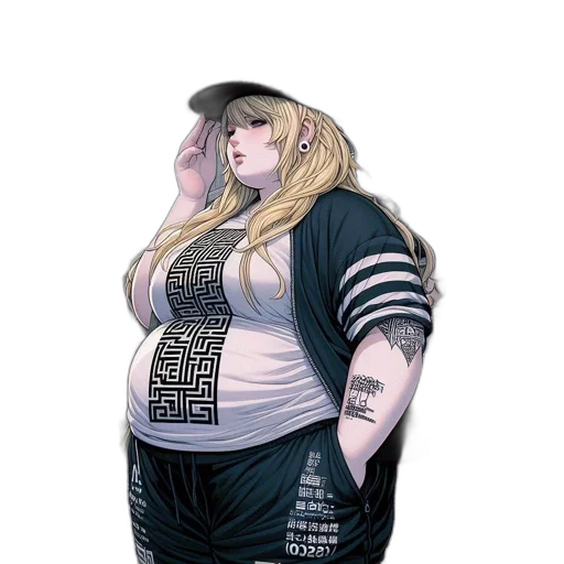 dress, jacket, hat, staff transparent PNG cut-out