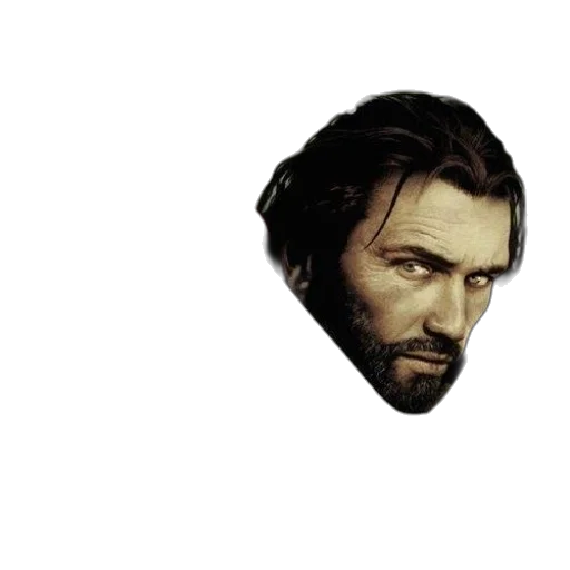 face, hair, jacket, weapon transparent PNG cut-out