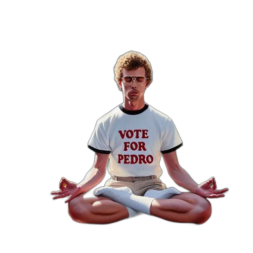 concept art, man, seated, meditation transparent PNG cut-out