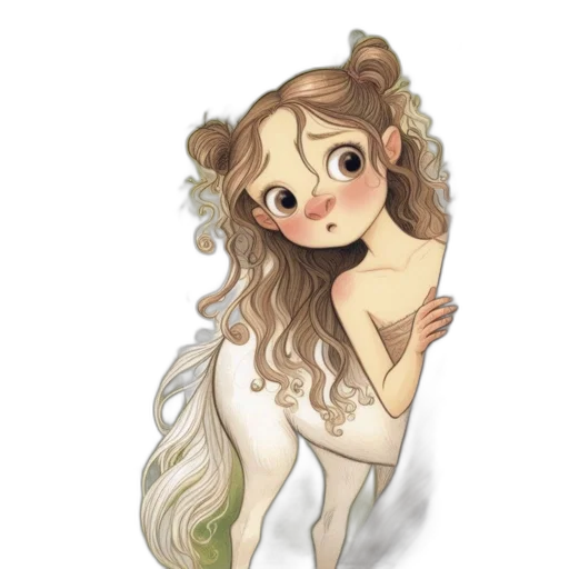 dress, fantasy art, watercolor, concept art transparent PNG cut-out