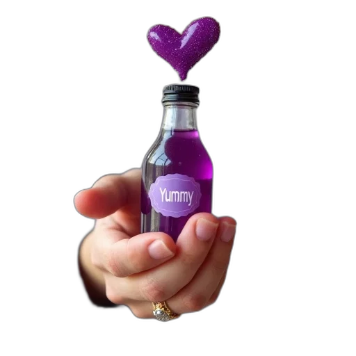 bottle, staff, person, hand transparent PNG cut-out