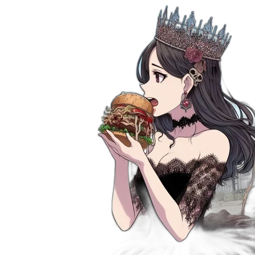 food, crown, animal, anime transparent PNG cut-out