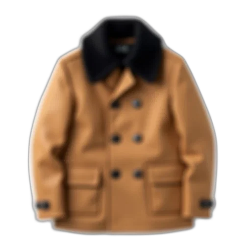 jacket, hat, dress, 3d render transparent PNG cut-out