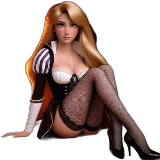 dress, fantasy art, 3d render, concept art transparent PNG cut-out