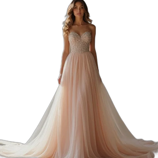 dress, pastel, golden, line transparent PNG cut-out