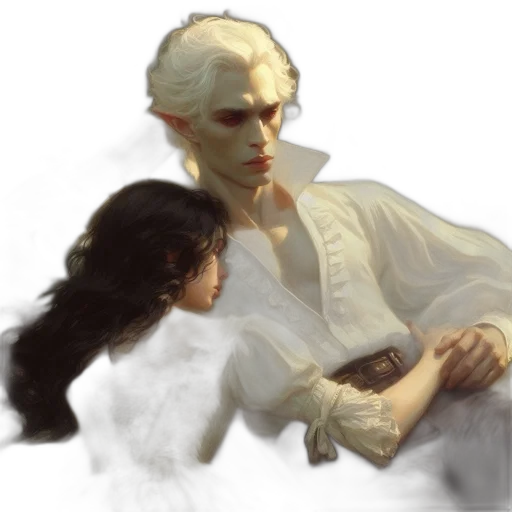 concept art, fantasy art, oil painting, photorealistic transparent PNG cut-out