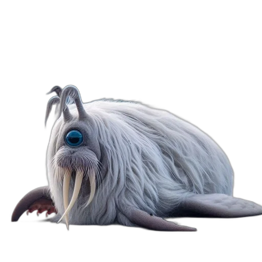 creature, animal, dragon, hair transparent PNG cut-out