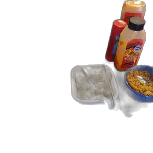 food, bottle, 3d render, photorealistic transparent PNG cut-out